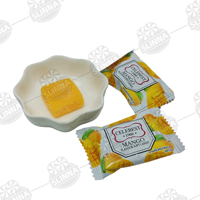 Nieuwe Kokosnoot Fudge Kokosnoot Smaakstof Gummy Blokjes Mango Smaak Thai Snoep Zacht Snoep Snoep In Geschenkzak