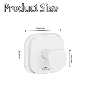 Crochet à ventouse en acier inoxydable <span class=keywords><strong>Porte</strong></span>-serviettes de salle de bain <span class=keywords><strong>Porte</strong></span>-serviettes amovible Crochets pour <span class=keywords><strong>peignoir</strong></span> et luffa avec finition brossée - Product Image 2