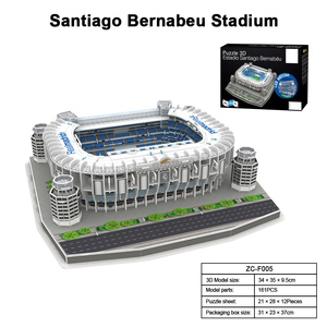 Rompecabezas <span class=keywords><strong>de</strong></span> juguete personalizado, regalo para amantes del fútbol, Kit <span class=keywords><strong>de</strong></span> modelo arquitectónico, rompecabezas <span class=keywords><strong>de</strong></span> espuma 3D para estadio - Product Image 2
