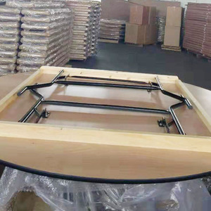 <span class=keywords><strong>Tavolo</strong></span> Pieghevole Portatile da <span class=keywords><strong>Esterno</strong></span> in <span class=keywords><strong>Legno</strong></span> con Struttura in Metallo, <span class=keywords><strong>Tavolo</strong></span> Rettangolare Lungo <span class=keywords><strong>per</strong></span> Campeggio, Hotel e Banchetti - Product Image 5
