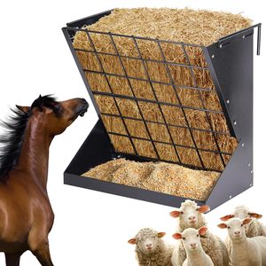 Heavy-Duty kim loại 2-in-1 hay và hạt Feeder treo tường giá dê hay giá thép cao cấp CỪU Feeder - Product Image 1
