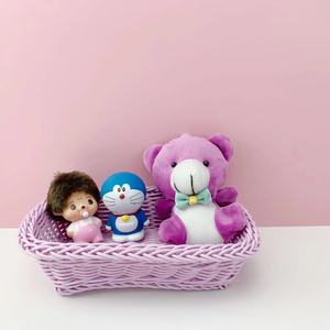 Nhà máy nóng bán tất cả các loại màu sắc đẹp tay dệt đồ lặt vặt lưu trữ giỏ - Product Image 5