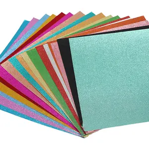 Wholesale Bulk A4 /12 X12 Colored Cardstock Glitter Cardstock Paper For Card Making