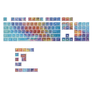 Venta al por mayor Cross-Border Magic Fog Kai Zhou Keycap Set 119 PC Teclas transparentes Pequeño Juego completo para teclado mecánico - Product Image 5