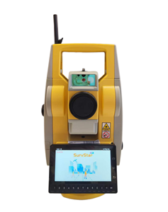 Station totale robotisée professionnelle SOUTH NS30 + Contrôleur H6 Plus + Logiciel Survstar + Recherche de prisme 360° pour l'arpentage - Product Image 3