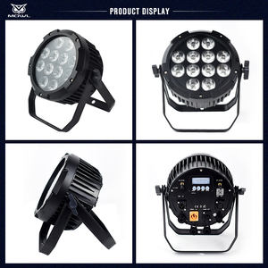 Waterdichte draadloze DMX buiten 12*18W RGBWA UV 6in1 IP65 <span class=keywords><strong>LED</strong></span> Par-lamp batterijvoeding Uplight 12x18W batterij <span class=keywords><strong>LED</strong></span> Par-lamp - Product Image 6