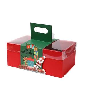 Boîte Cadeau de Noël de Luxe Recyclable en Gros avec Doublure en Mousse pour Bonbons, Noix, Chocolats, Gâteaux et Pâtisseries, Fermeture <span class=keywords><strong>Magnétique</strong></span> - Product Image 3