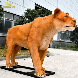 해양 예술 공급업체 맞춤형 애니메트로닉 동물 실물 크기 호랑이 동물 공원용 - Product Image 4