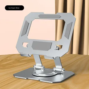 Đa Chức năng chống trượt kim loại đứng Bảng điều khiển giường mountable xoay khung phẳng cho máy tính bảng có thể gập lại máy tính để bàn điện thoại di động - Product Image 6