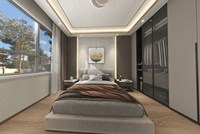 Villa moderne en acier léger pour 5 chambres, 2 étages, conception architecturale flexible, maison modulaire