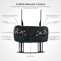 FPV deux caméras téléphone APP télécommande jouet Drone E58 haute vitesse aérien Selfie Mini Drone WiFi RC caméra Quadcopter jouets