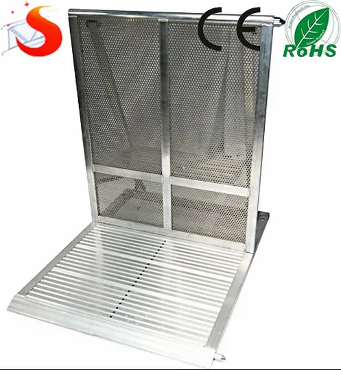 Barrière en aluminium de m, pour éviter les carillons et les personnalisée, de qualité supérieure et sur mesure, utilisée pour les formations en extérieur