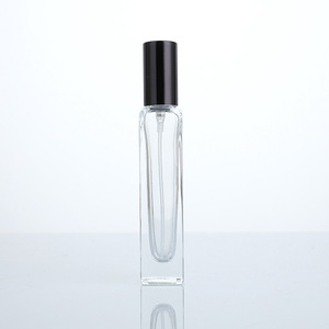 All'ingrosso riutilizzabile chiaro piatto quadrato/rettangolo 10ml 15ml vuoto sottile vetro profumo Spray bottiglie con pompa spruzzatore - Product Image 6