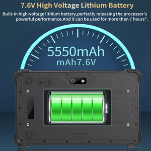 Double caméra certifiée ATEX 10.1 pouces <span class=keywords><strong>Windows</strong></span> Os 5mp + 8mp avec tablette robuste industrielle à balayage d'empreintes digitales - Product Image 2