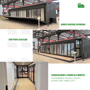 Casa de contenedores de acero galvanizado expandible prefabricada de la marca Carter, popular en el mundo para uso en villas, incluye dormitorio - Product Image 2