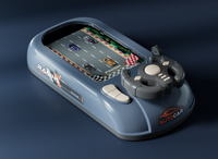 Jouet de voiture de course de simulation de bureau en plastique durable avec volant Jeu électronique d'aventure éducative pour enfants
