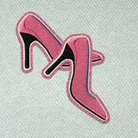 Kustom Logo Patch desainer tambalan bordir Fashion besi pada Patch