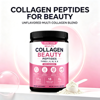 Collagène en poudre à marque privée, formule personnalisée, mélange de protéines de collagène hydrolysé en sachet, fabricant de suppléments OEM
