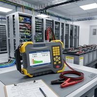Probador de Capacidad de Batería DC110V-130V 150A con Protección Contra Sobretensión/Sobrecalentamiento, Refrigeración por Aire y Pantalla Táctil de 7 Pulgadas