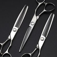 Ciseaux de barbier SHIMAMO Premium Japan VG10 en acier CNC, kit de coupe de cheveux, ciseaux à effiler pour salon de beauté, pour droitiers