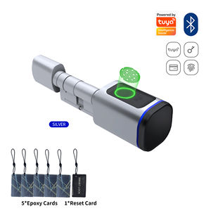 Cerradura Inteligente de Aleación de Aluminio con Huella Dactilar, Entrada sin Llave, Control por Aplicación Tuya, BLE Opcional para Múltiples Puertas - Product Image 3
