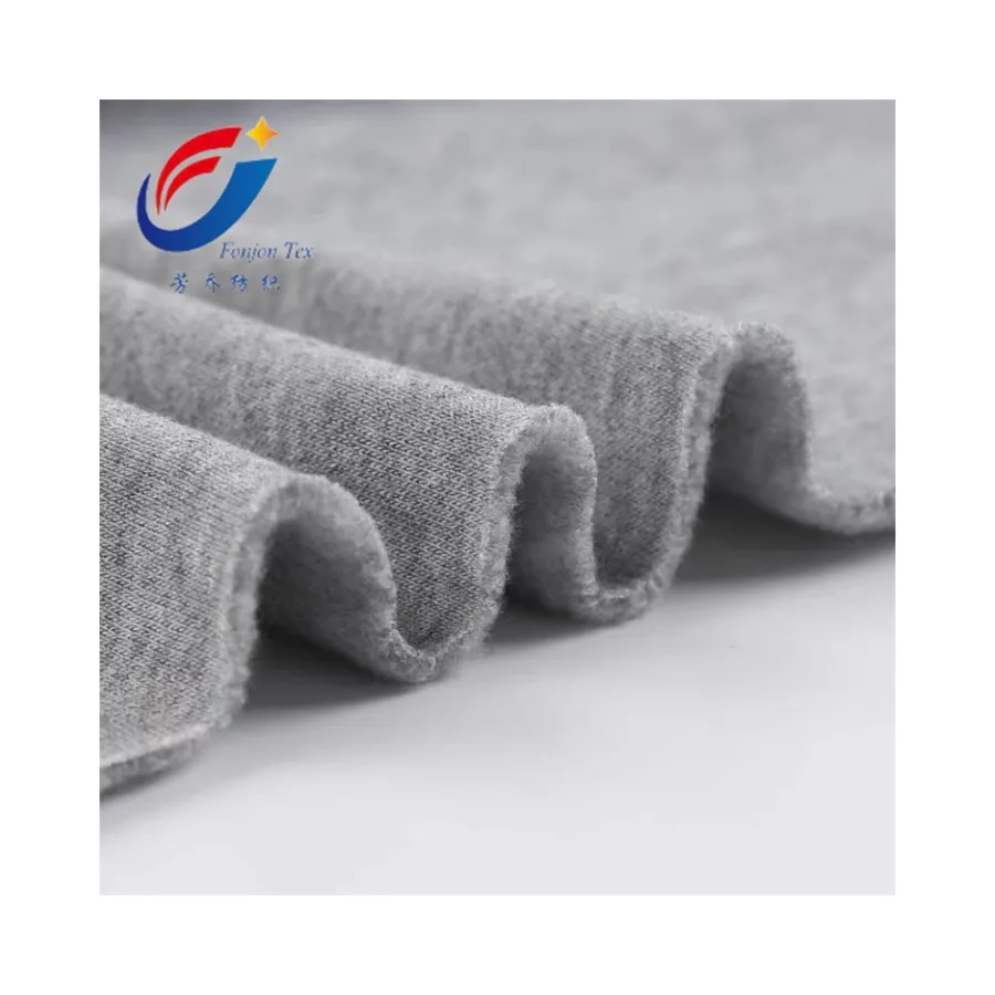 Wholesale Textile Fabric Winter Warm Soft Brushed 100% Polyester Spun Fleece For Dress Garment Overcoat