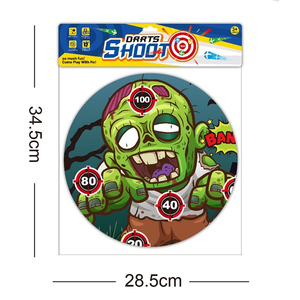 Jeu de fléchettes pliable en plastique sur le thème de l'Halloween, 73,5 cm, avec balles collantes autocollantes, 6 couleurs, sans fléchettes tranchantes, pour 5 à 7 joueurs - Product Image 3