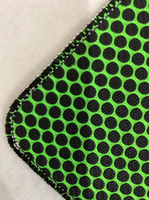 Tapis de souris en tissu polyester imprimé sur mesure, base en caoutchouc antidérapante à pois - Sublimation haute résolution, glisse fluide pour le jeu