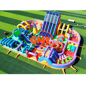 Parque <span class=keywords><strong>de</strong></span> Juegos Inflable Comercial con Múltiples Toboganes, Casa <span class=keywords><strong>de</strong></span> Brinco Inflable Grande, <span class=keywords><strong>Alquiler</strong></span> <span class=keywords><strong>de</strong></span> Juegos Inflables para Parques <span class=keywords><strong>de</strong></span> Diversiones - Product Image 2