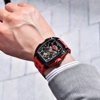 Montres automatiques mécaniques pour hommes PAGANI DESIGN S018, aiguilles lumineuses, étanches à 30 m, bracelet en nylon, montre-bracelet Reloj