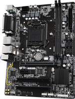 Guter Zustand GIGABYTE H110M-S2PH M-ATX Motherboard 6./7. Gen I7/I5/I3 LG1151 2XDDR4 DIMM mit HDMI PCI-E 3.0/2.0 für Desktop