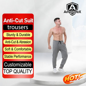 Pantalones de Trabajo Ignífugos AmpsafeX para Hombre, HPPE, Resistentes al Calor 800C, Color Puro, Corte Ajustado, Calidad de Fábrica al por Mayor - Product Image 1