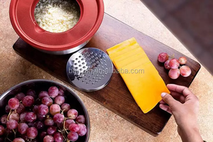 Nhà bếp bakeware trộn bát đặt 5 cái thép không gỉ Màu Đỏ Bát salad với graters - Product Image 5