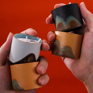 เทียนหอมเฉียนลี่เจียงซานรุ่นใหม่ยอดนิยม ทำจากขี้ผึ้งถั่วเหลือง เทียนเซรามิกสำหรับใช้ในบ้าน ของขวัญกลิ่นหอม ขายส่ง - Product Image 3