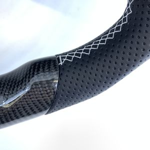 Volante de Fibra de Carbono Real para <span class=keywords><strong>Ford</strong></span> Focus MK3/MK3 <span class=keywords><strong>RS</strong></span>/MK3 ST/SE 2015 2016 2017 2018, en Oferta, Precio Bajo Profesional - Product Image 6