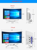 Cheap Intel Quad Core I3/i5/i7 Desktop All in One PC Computers 24inch for Gaming