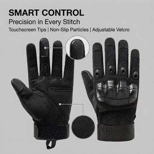 <span class=keywords><strong>Gants</strong></span> de cyclisme tactiques avec protection des articulations, antidérapants, respirants, en maille, compatibles écran tactile pour <span class=keywords><strong>VTT</strong></span> et moto - Product Image 4