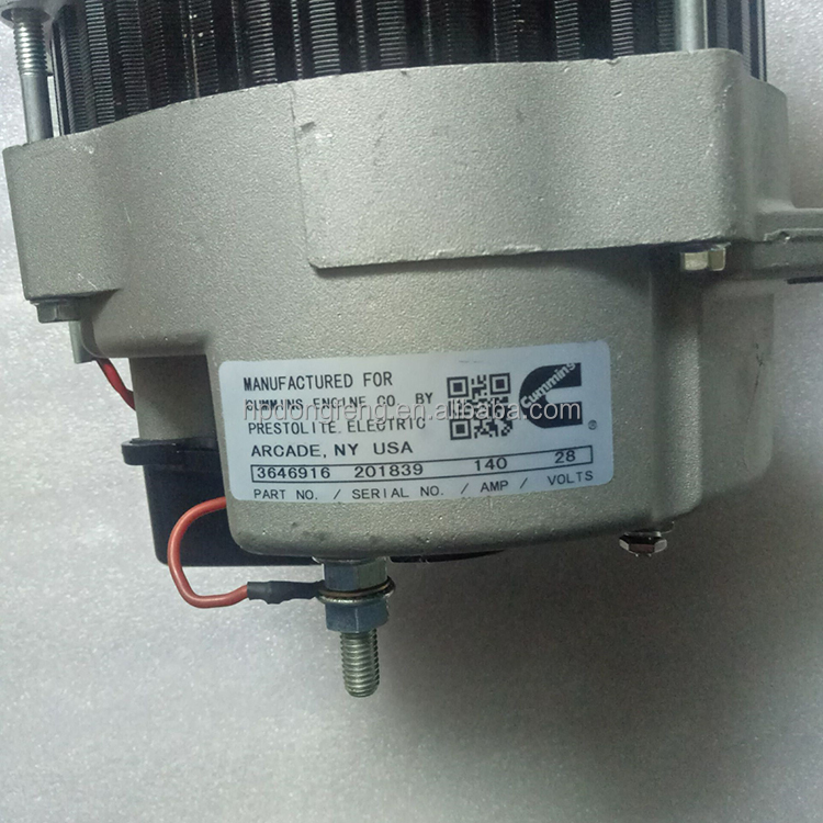 Diesel Engine Part K38 - Alternator 3646916 for Replace/repair