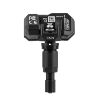 Sensor de presión de neumáticos LAUNCH RF TSENSOR-05N, configuración internacional, ángulo ajustable, aleación de aluminio, negro