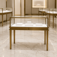 Vitrine à bijoux intelligente préfabriquée GZowin avec éclairage LED, design écologique, vitrine en verre durable pour les bijouteries et les montres