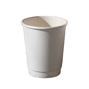Gobelets en papier jetables à paroi simple épaissie 4oz 10oz 50 pièces pour usage domestique et commercial, gobelets blancs pour boissons chaudes - Product Image 2