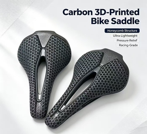 Sillín de Bicicleta de Fibra de Carbono T700 de Alta Calidad, Impreso en 3D, 150g, con Núcleo de Panal Transpirable y Cómodo para Bicicletas de Carretera, <span class=keywords><strong>MTB</strong></span>, Gravel y Ebike - Product Image 3