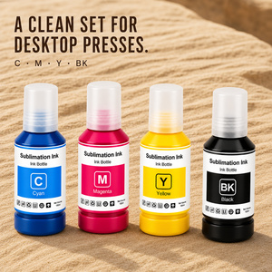 Tinta de Sublimación de 140 ml para Impresora de Escritorio Epson F570 F550 F170, 4 Colores K C M Y, Impresión por Transferencia de Calor, Venta al por Mayor - Product Image 1