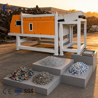 Machine de broyage et de tri des déchets électroniques, trieuse à courants de Foucault, séparateur aluminium-plastique pour ligne de recyclage
