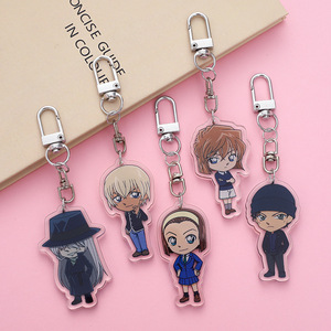 Porte-clés en acrylique Conan de <span class=keywords><strong>dessin</strong></span> <span class=keywords><strong>animé</strong></span>, pendentif de voiture, ornements pour sac à main, porte-clés, accessoire pour sac d'école, vente en gros - Product Image 2