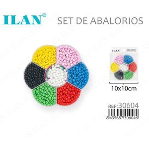 ILAN <b>Beads</b> <b>Set</b> 10x10cm Colorful Assorted for Crafting Jewelry Making - Product Image 3