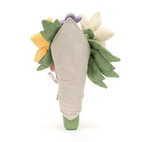 Peluche Jelly Cat Flowers, bouquet de fleurs, jouet en peluche de la série Amuseables, cadeau idéal pour un anniversaire, des vacances