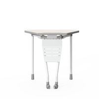 Table et chaise pliantes multifonctionnelles en métal modernes pour salle de conférence, bureau à domicile et hôtel