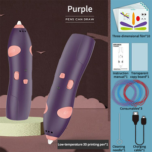 Illuminazione senza fili 3D penna di pittura educativo 3D stampa penna bambini Montessori <span class=keywords><strong>disegno</strong></span> giocattolo di controllo penna - Product Image 6