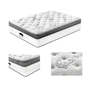 Royal Sano Materasso a Molle Insacchettate Euro Top In Lattice Naturale Materasso Matrimoniale E Letto di Vendita On Line